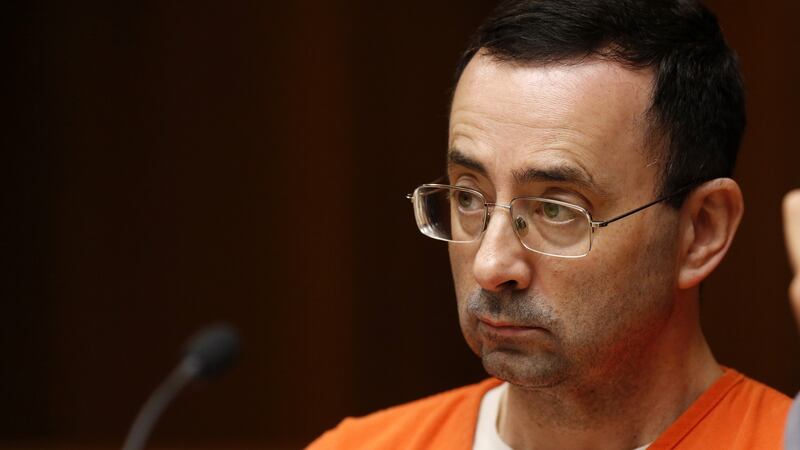US team doctor Larry Nassar during his trial in Michigan last June. Photo: Jeff Kowalsky/Getty Images