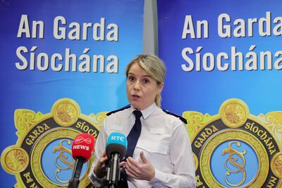 Supt Georgina Gray appealed to anyone with information about the Leixlip fire to come forward. Photograph: Alan Betson
