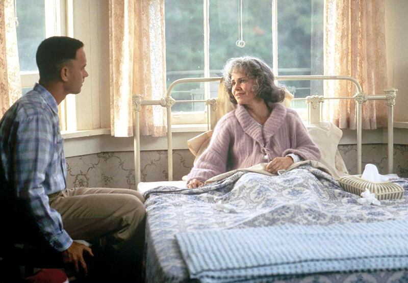 Tom Hanks with Sally Field in Forrest Gump