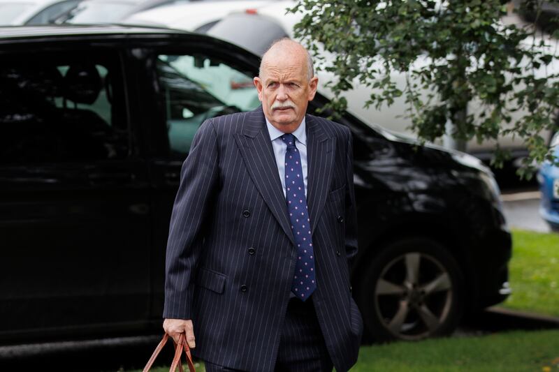 Alan Kane arriving at the Omagh bombing inquiry on Tuesday. Photograph: Liam McBurney/PA Wire 