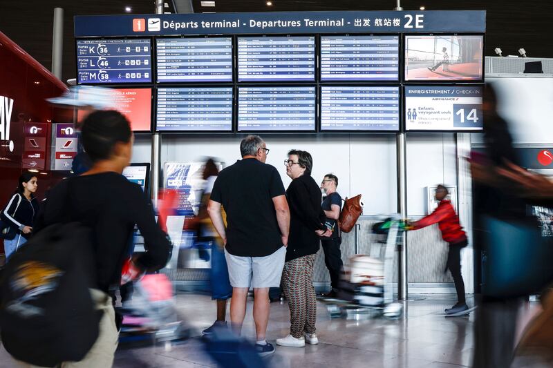 If your flight has been cancelled, your airline has an obligation to look after you – up to a point. Photograph: EPA