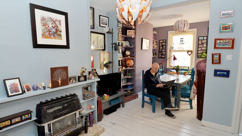The Interior of Conor Pope’s redecorated house in Stoneybatter Photograph: Alan Betson