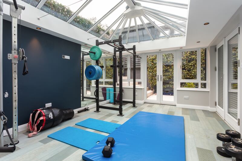 Gym room. Photograph: Alex Urdaneta