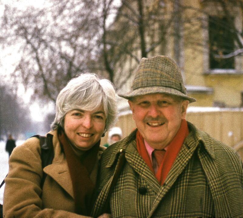 Film world: Thelma Schoonmaker with Michael Powell