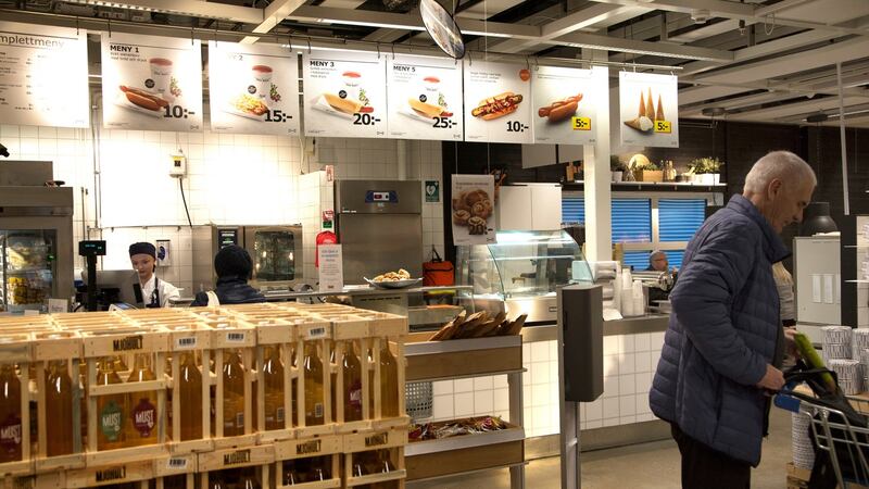 An Ikea where managers temporarily decided to go cashless, in Gävle, Sweden   Photograph: The New York Times