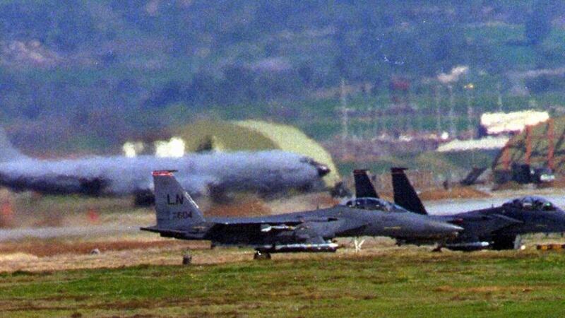 Turkey has agreed to allow the US to use the US-Turkish air base in Incirlik to launch manned and unmanned aerial attacks against the Islamic State. Photograph: EPA