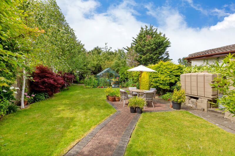 The rear garden is a real selling point of the property 