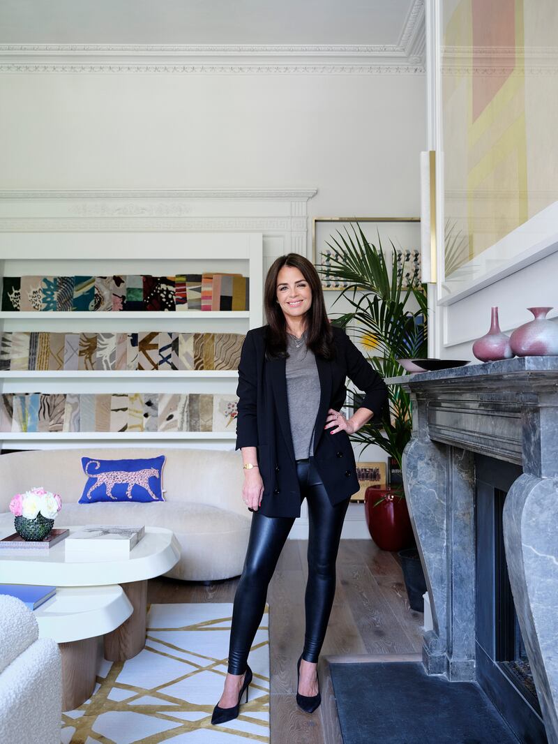 Maoliosa Murray in her showroom apartment on Pembroke Road in Dublin. Photograph: Simon Watson