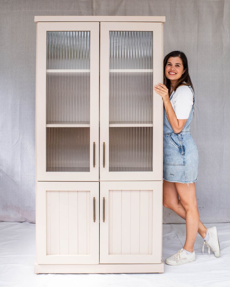 Geneva Vanderzeil runs furniture upcycling course. Photograph: Geneva Vanderzeil