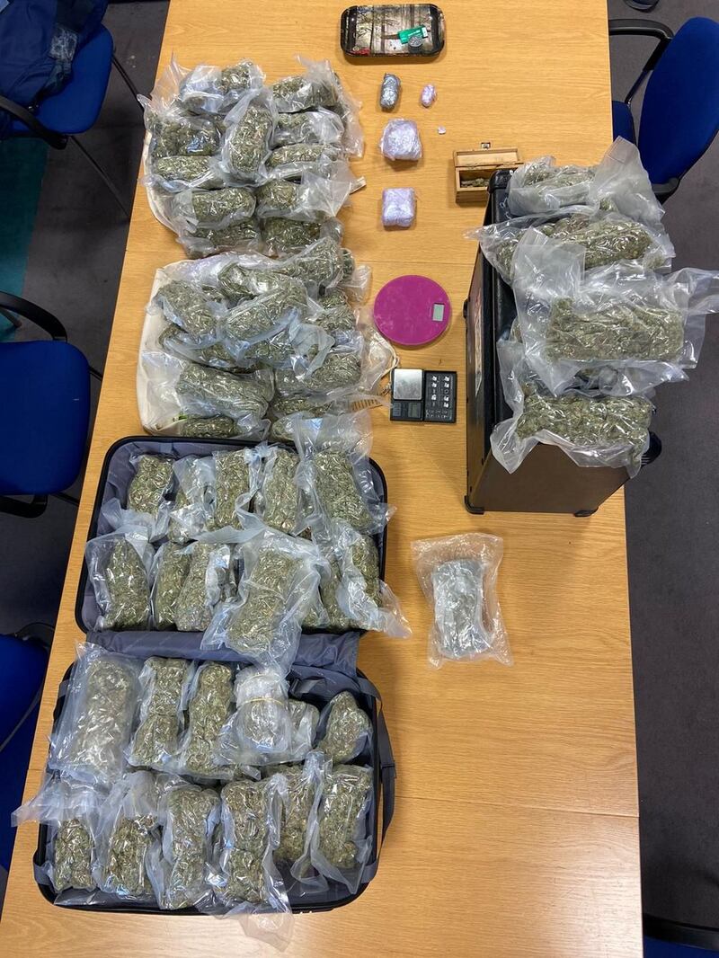 Investigations are ongoing following the Portlaoise seizure.