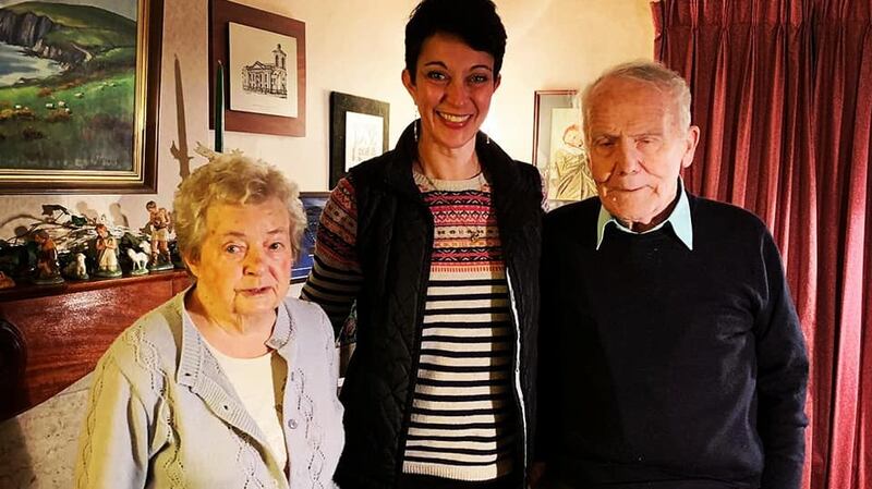 Kerry Neville with Phyllis and Dónal: Despite weathering the losses and difficulties true to all marriages, their marriage was still first-flush, head-over-heels solicitous love after 60 years. .