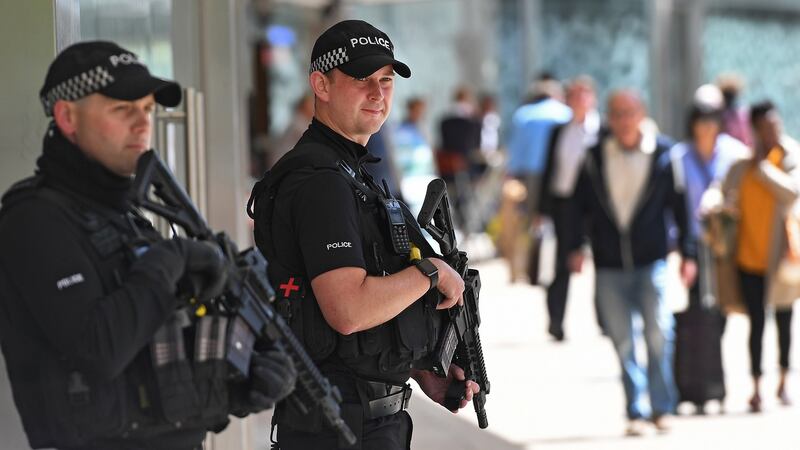 British prime minister Theresa May has condemned the incident as ‘an appalling terrorist attack.’ Photograph: Andy Rain/EPA