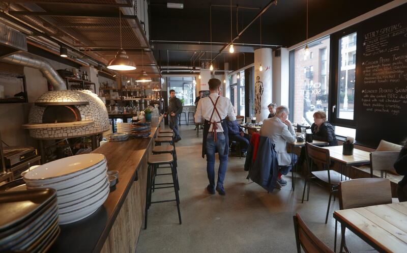 One Society offers an Italian-style tapas and wine bar menu in the evening. Photograph: Laura Hutton