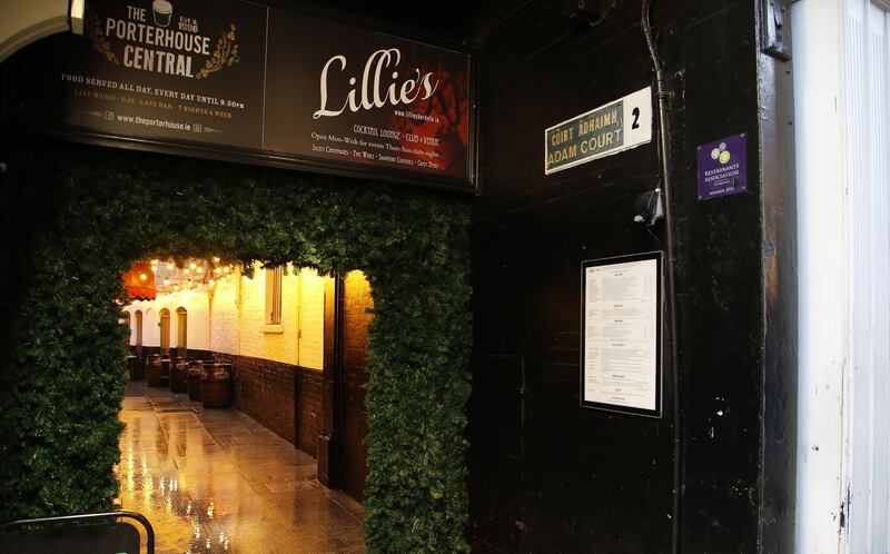 Celebrity haunt: the lane to Lillie’s Bordello. Photograph: Nick Bradshaw