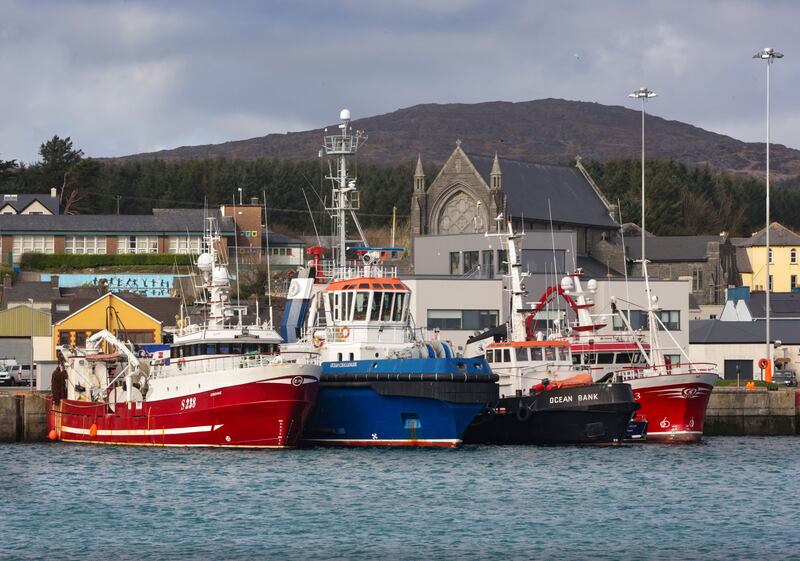 The port of Castletownbere, Co Cork, is the largest white fish port in Ireland. Photograph: Valerie O'Sullivan