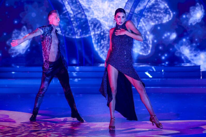 Suzanne Jackson with her dance partner Michael Danilczuk. Photograph: Kyran O’Brien/kobpix