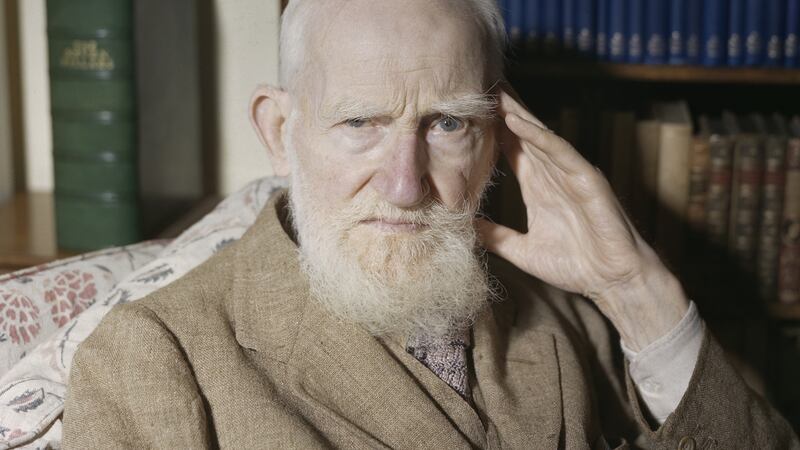 George Bernard Shaw at home in Ayot St Lawrence in 1946. Photograph: James Jarche/Popperfoto/Getty Images