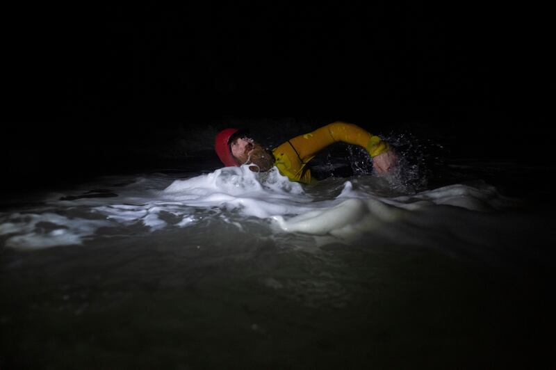 Surfer Al Mennie. Photograph: Charles McQuillan/Getty