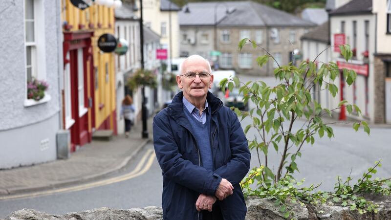 Eamonn Daly is a retired teacher who lives with his wife, Orla, in the family townhouse dating to the 1860s. Photograph: Dara Mac Dónaill