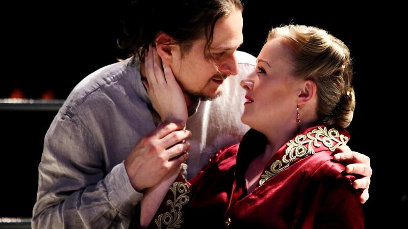 Gyula Nagy and Raphaela Mangan. Photograph: Marshall Light Studio