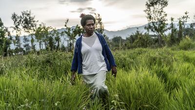 Angela Kaupa, who runs a makeshift women’s shelter on the outskirts of Goroka, Papua New Guinea.