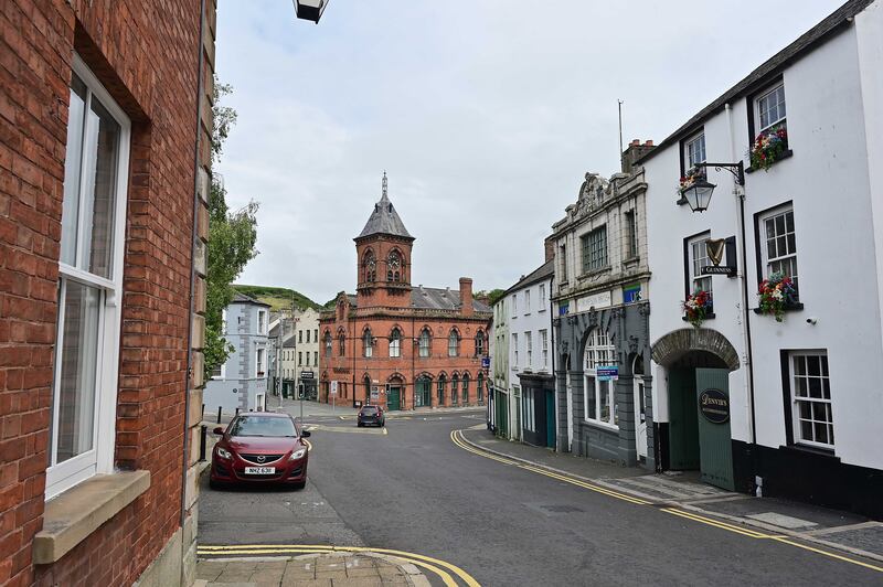 Downpatrick town centre. Photograph: Arthur Allison/Pacemaker