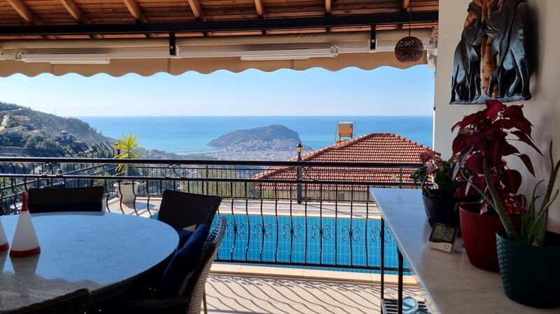 Turkey: With great sea views, this newly renovated villa  is located 10 minutes from the centre of Alanya