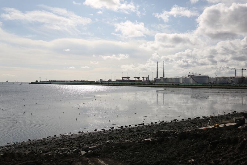  Dublin Port has announced that work has commenced on the Tolka-Estuary Greenway, a dedicated 3.2km cycle and pedestrian route along the Northern perimeter of the Port overlooking the Tolka Estuary. Photo: Bryan O’Brien 