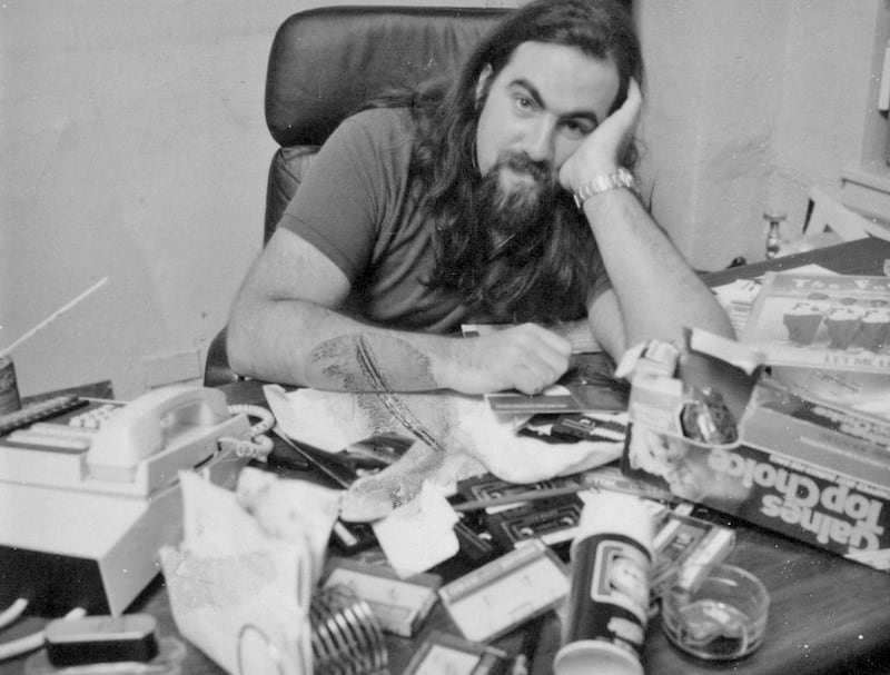 Arthur Baker at Shakedown Sound Studios in New York City. From his book Looking for the Perfect Beat