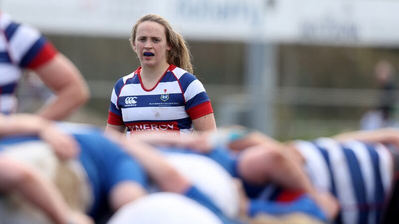 Blackrock captain Michelle Claffey. Photograph: Oisin Keniry/Inpho