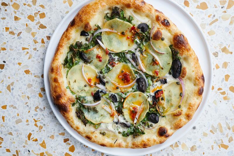 Bianca pizza. Photograph: Deb Lindsey/Getty 