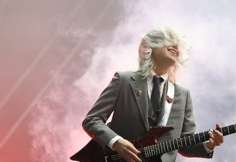 Phoebe Bridgers of Boygenius at Royal Hospital Kilmainham. Photograph; Nick Bradshaw