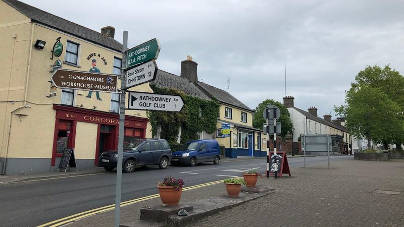 Rathdowney market square. Photograph: Sorcha Pollak