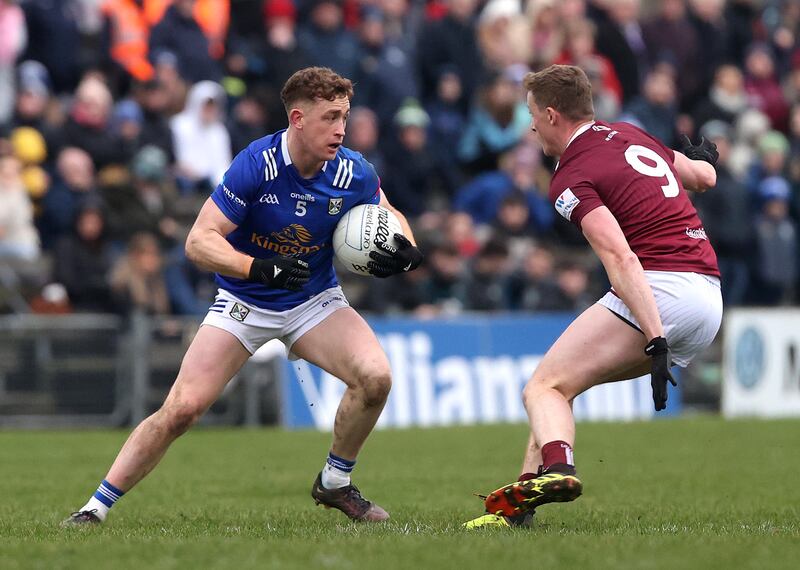 Ciarán Brady of Cavan, who will be continuing their chase of back-to-back promotions when they host Longford. Photograph: Bryan Keane/Inpho