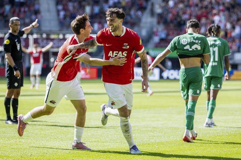 Shelbourne are away to Troy Parrott's AZ Alkmaar in the Netherlands. Photograph: Bas Czerwinski/ANP/AFP via Getty Images    
