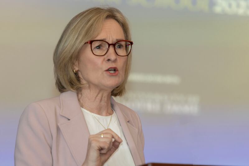 European commissioner for financial stability, financial services and capital markets union Mairead McGuinness is keen to remain in situ.  Photograph: Newspix