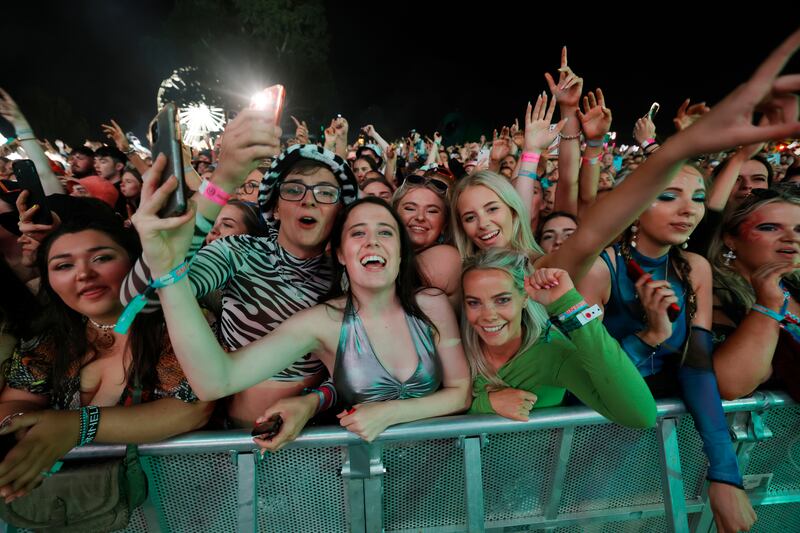 Dermot Kennedy  fans at Electric Picnic in Stradbally. Photograph: Alan Betson / The Irish Times

