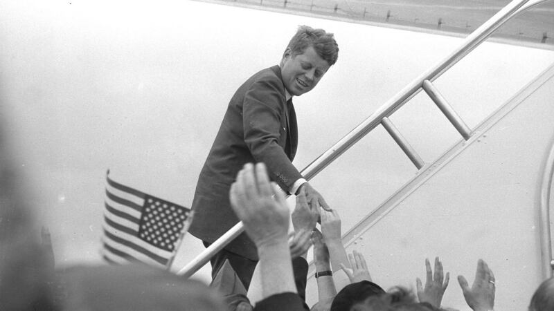 John F Kennedy in Ireland in 1963