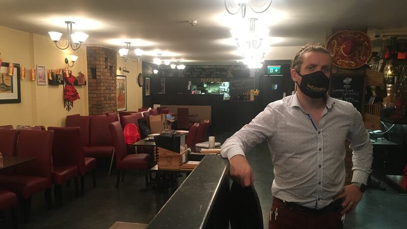 Martin McMahon, general manager of Picaderos restaurant in Maynooth. Photograph: Mark Hilliard