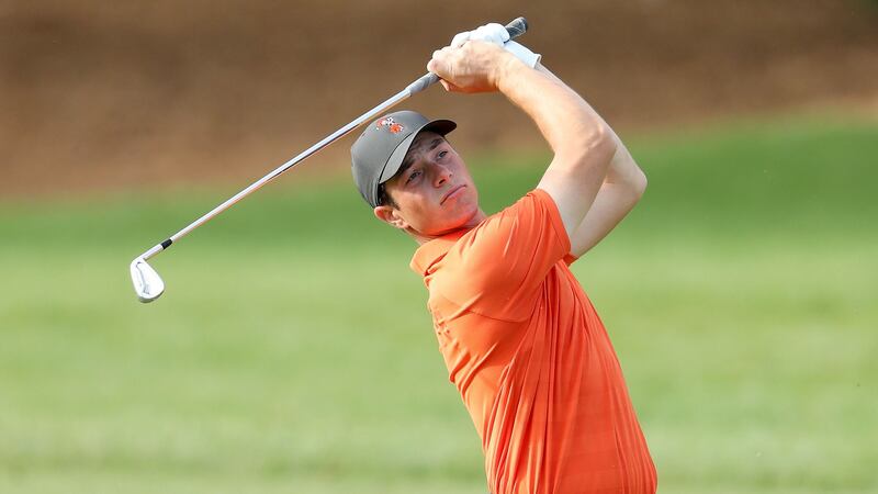 Amateur Viktor Hovland  will become the first  golfer from Norway to play in the Masters after winning the US Amateur at Pebble Beach. Photograph:  David Cannon/Getty Images