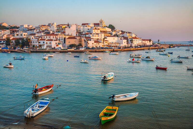 Ferragudo in the Faro district of Algarve. Photograph: Gonzalo Azumendi/Getty Images