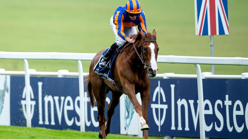 Love took the Epsom Oaks for Aidan O’Brien. Photograph: Edward Whitaker/PA