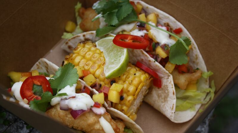 Fish taco from Koha Street Kitchen