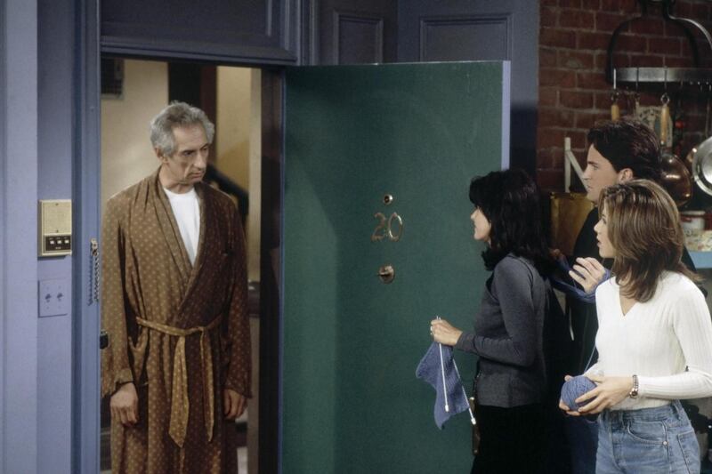 Friends: Larry Hankin as Mr Heckles, Monica and Rachel’s irritable neighbour