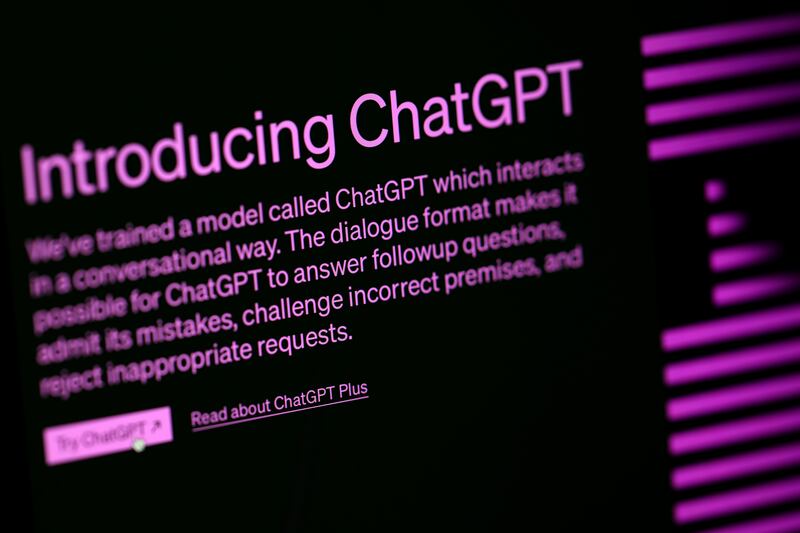 There is widespread concern that some students may use tools like ChatGPT to do their homework for them -  at a moment when senior cycle reform is moving away from an emphasis on exams and towards project work that can be done at home. Photograph: PA Wire