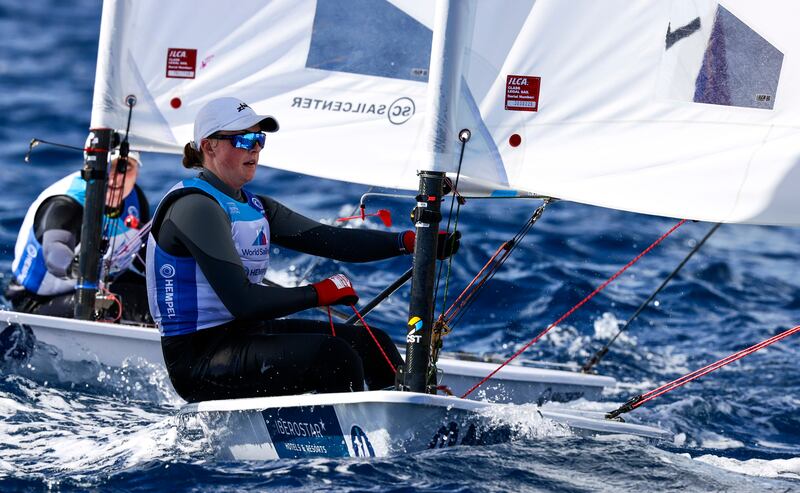Eve McMahon won the under-21 world title in her ILCA 6 class in Morocco in October. Photograph: David Branigan/INPHO/Oceansport