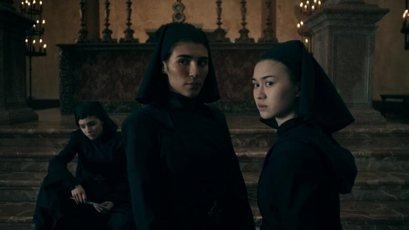 The Warrior Nun: Olivia Delcán as Sister Camila, Lorena Andrea as Sister Lilith, Kristina Tonteri-Young as Sister Beatrice