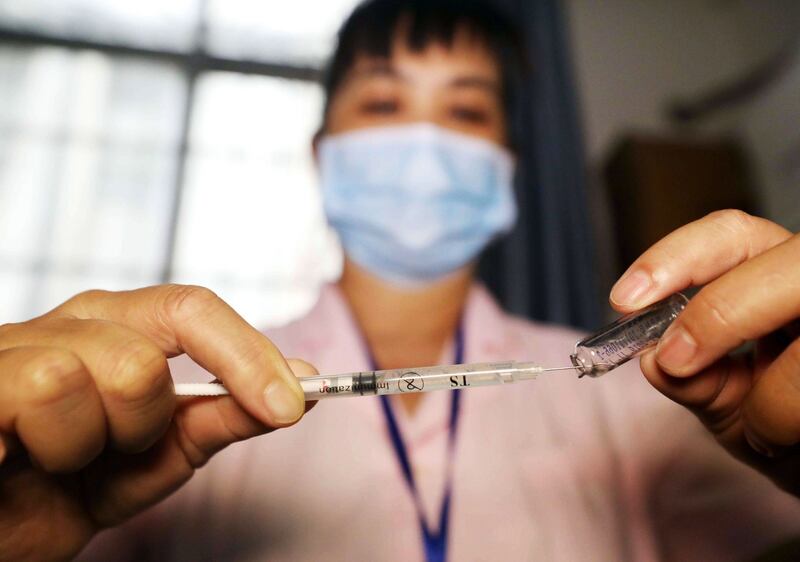 250,000 faulty vaccines for children were sold in China’s Shandong province leading to public outcry Photograph: AFP/Getty