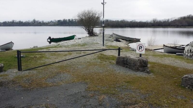 Cushlough Bay slipway before the project