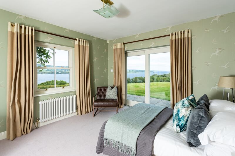 All bedrooms bar one have views to the lake